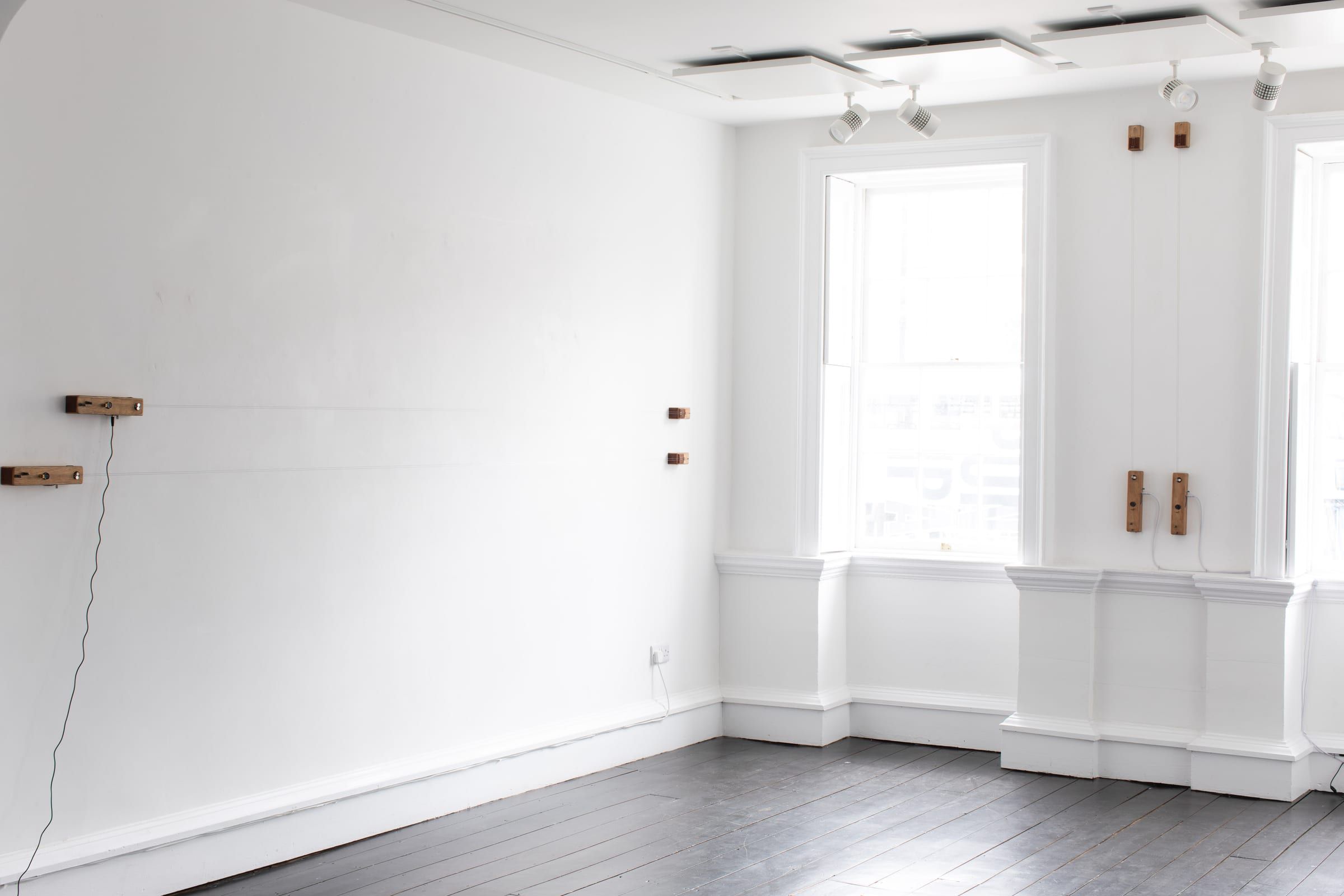 Interval by Noah Berrie — self-oscillating long strings, 2024