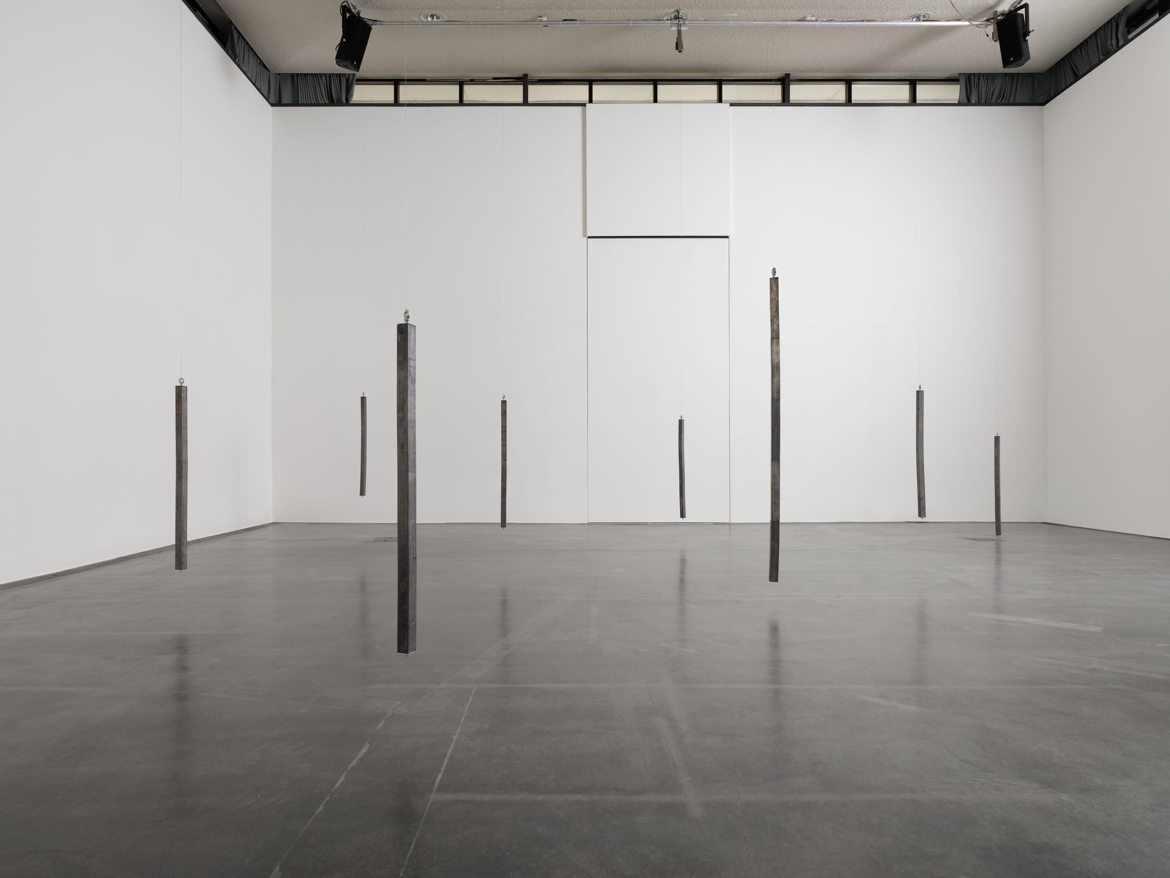 SUSPENSION by Noah Berrie — piano wire, electronics, and lead, 2026